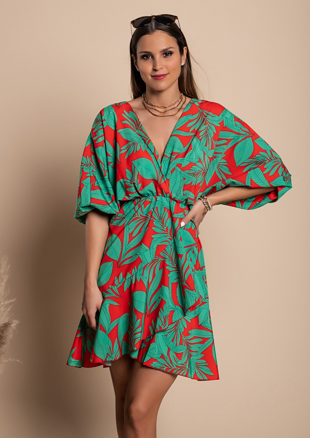 BOHEMIAN BLOEMENPRINT MODEL JURK