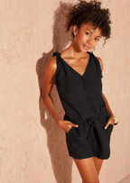 Dames linnen-jumpsuit