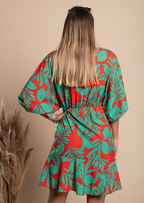 BOHEMIAN BLOEMENPRINT MODEL JURK