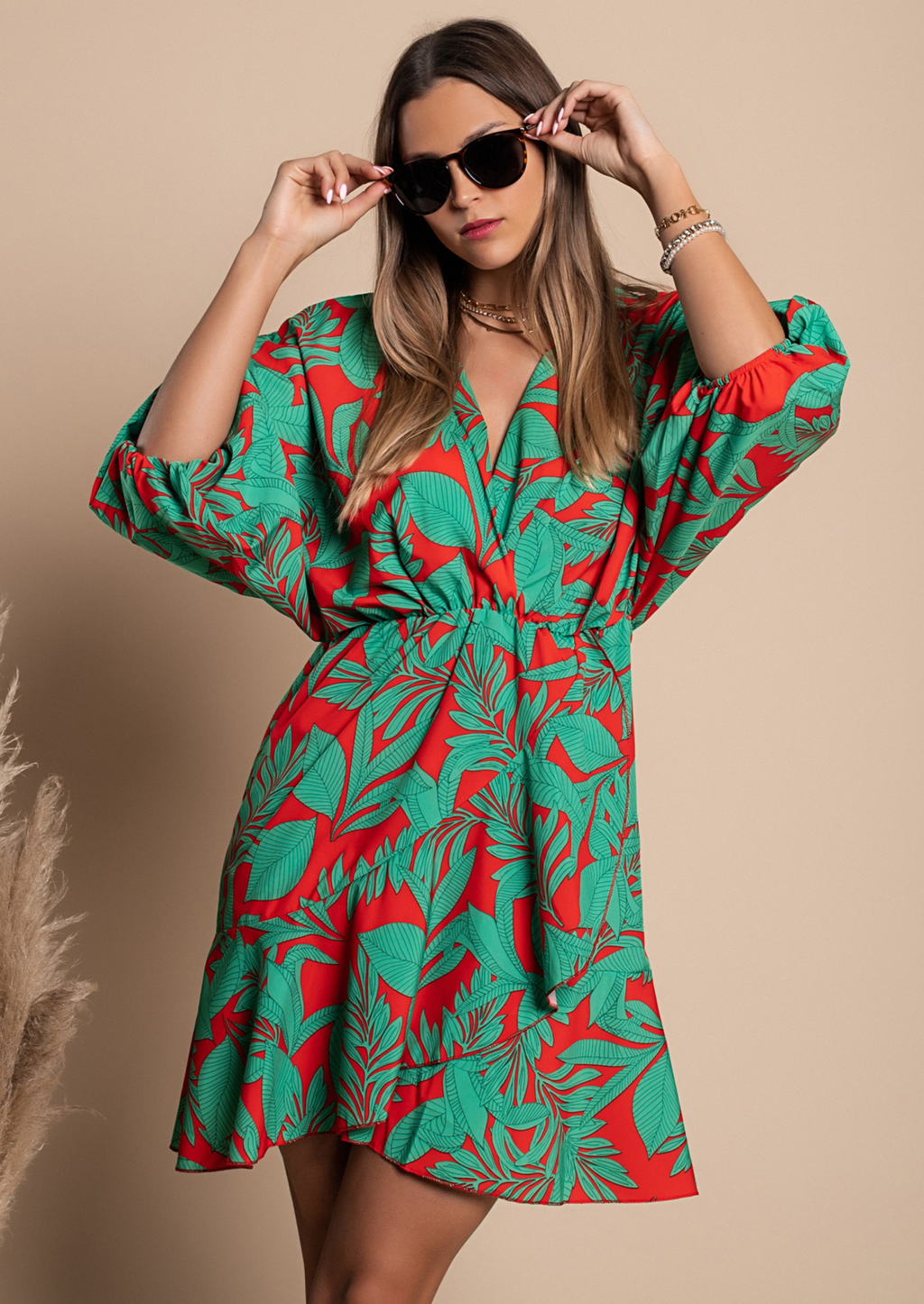 BOHEMIAN BLOEMENPRINT MODEL JURK