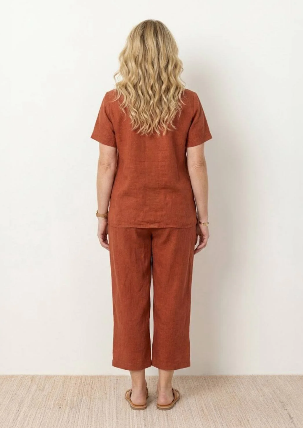 2-DELIGE KATOENEN LINNEN COMFY SET