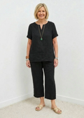 2-DELIGE KATOENEN LINNEN COMFY SET