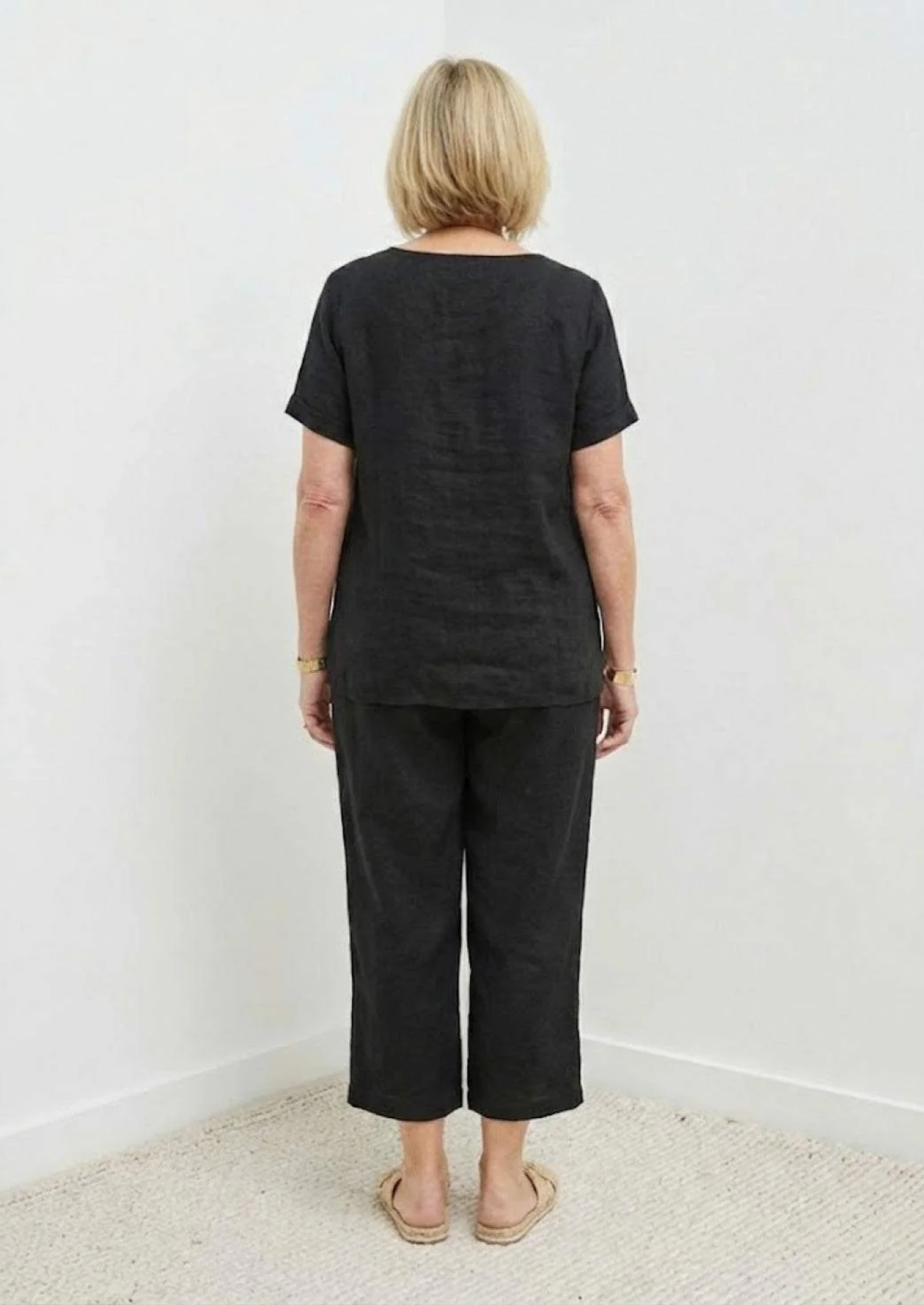 2-DELIGE KATOENEN LINNEN COMFY SET