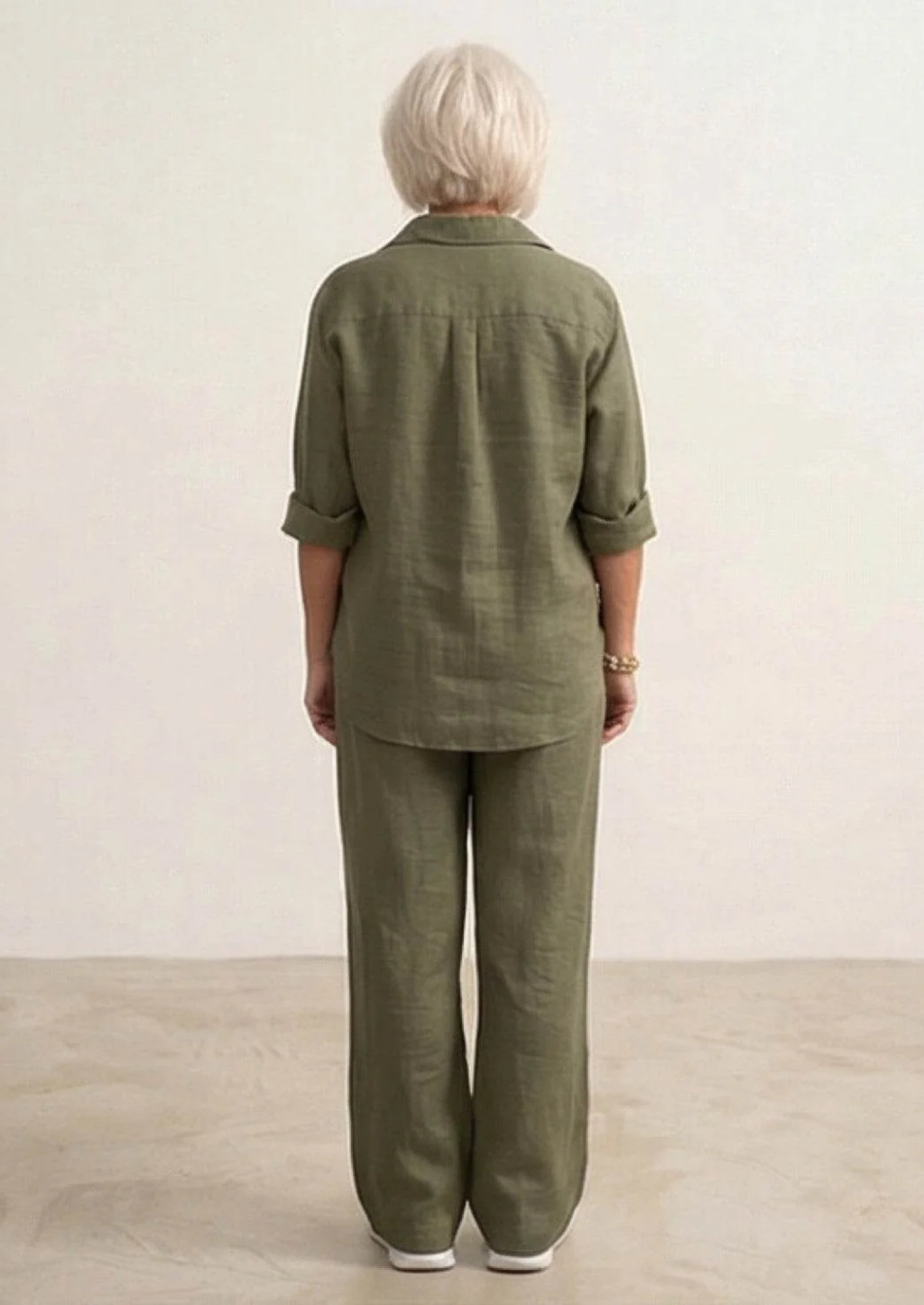 LAPEL MODEL KATOENEN LINNEN SET