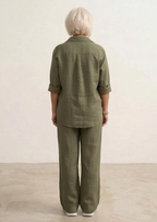 LAPEL MODEL KATOENEN LINNEN SET
