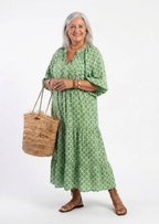 BOHO MODEL JURK MET PUFF MOUWEN