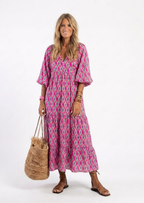 BOHO MODEL JURK MET PUFF MOUWEN