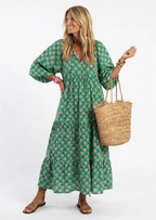 BOHO MODEL JURK MET PUFF MOUWEN
