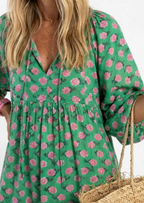 BOHO MODEL JURK MET PUFF MOUWEN