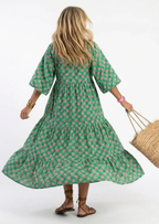 BOHO MODEL JURK MET PUFF MOUWEN