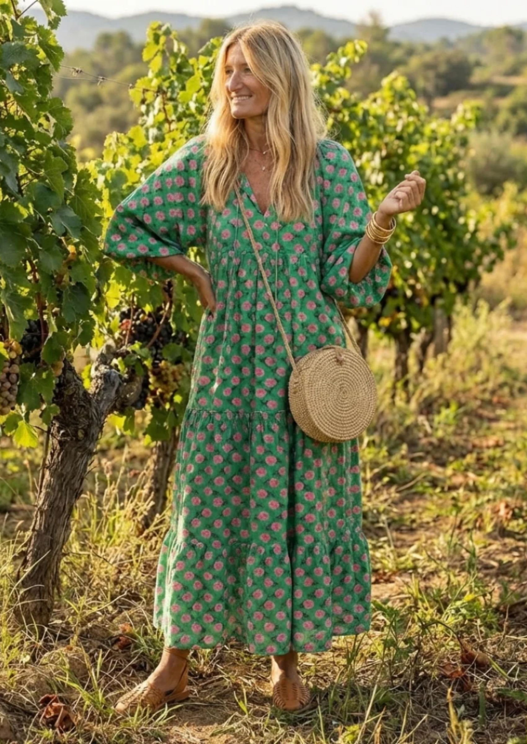 BOHO MODEL JURK MET PUFF MOUWEN