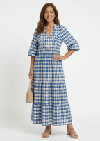 BOHO MODEL JURK MET PUFF MOUWEN