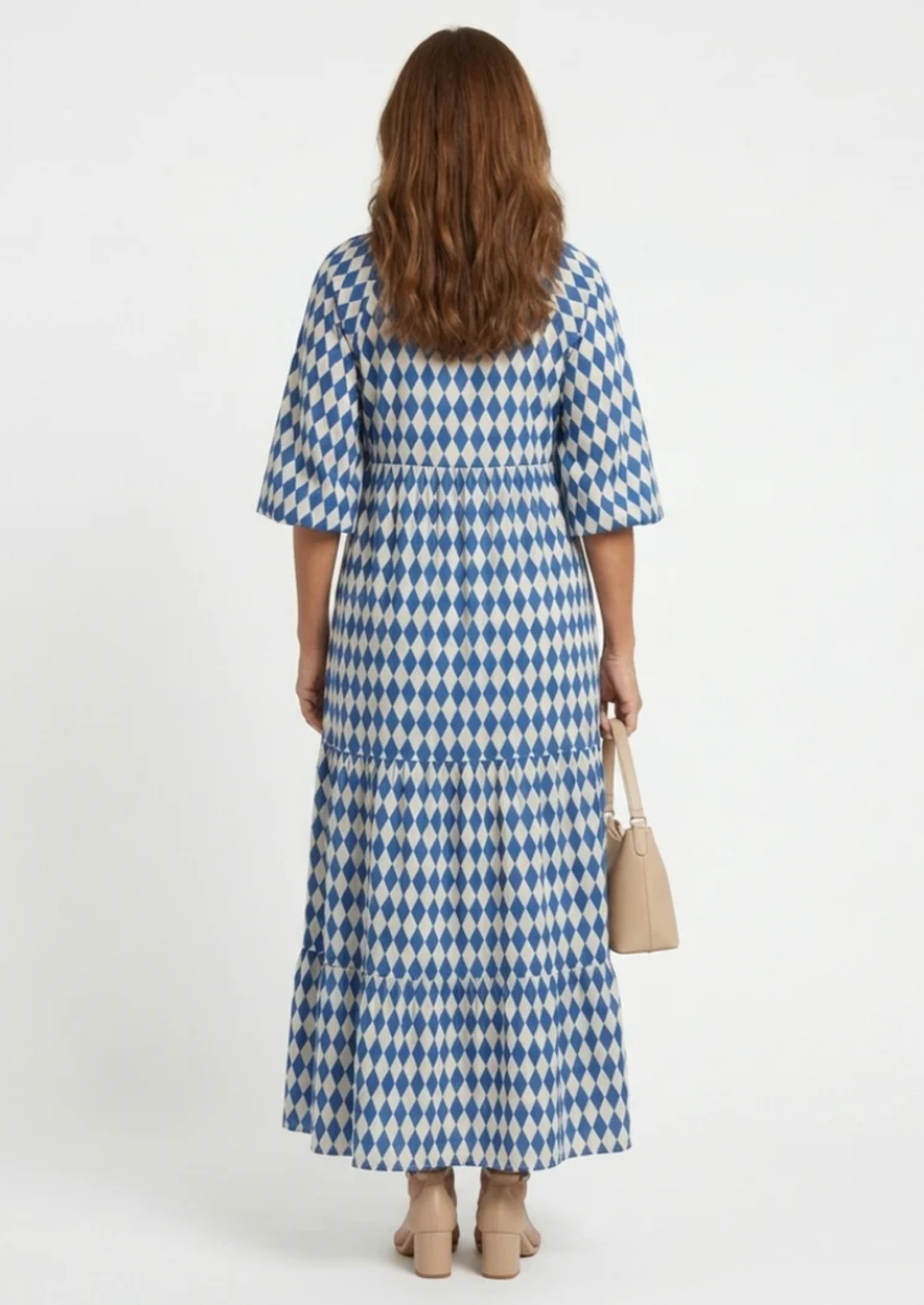 BOHO MODEL JURK MET PUFF MOUWEN