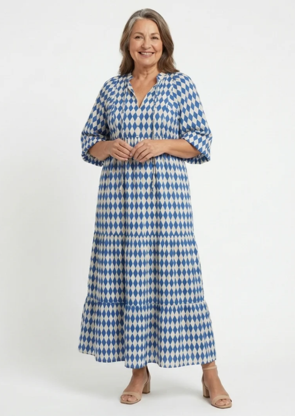 BOHO MODEL JURK MET PUFF MOUWEN