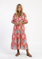 BOHO MODEL JURK MET PUFF MOUWEN
