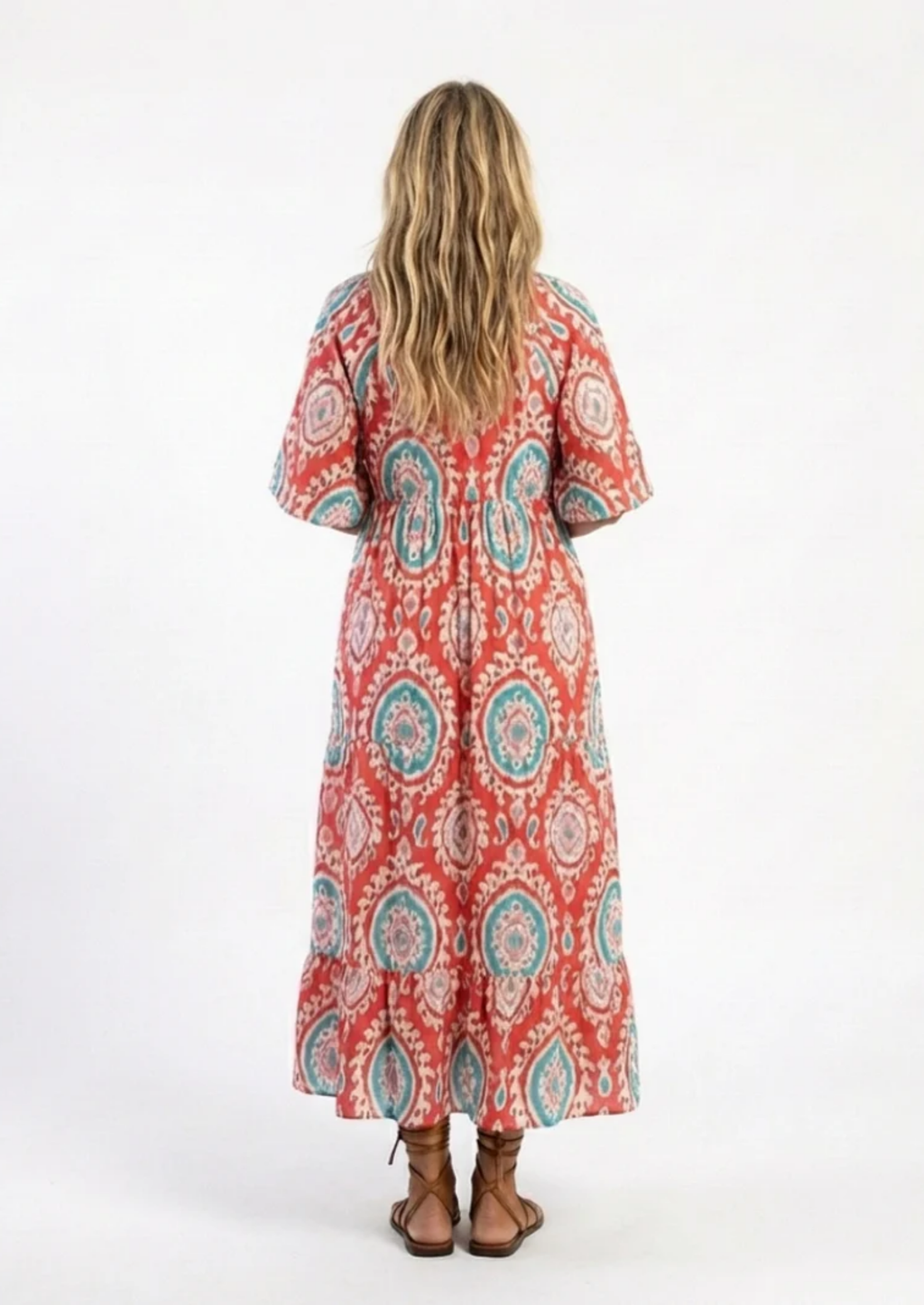 BOHO MODEL JURK MET PUFF MOUWEN