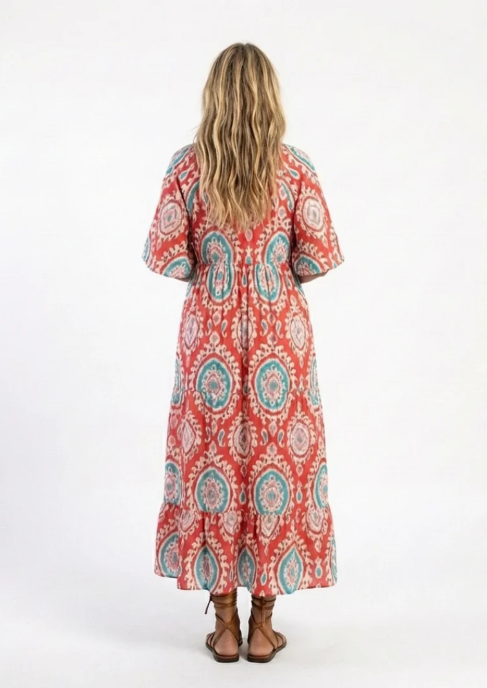 BOHO MODEL JURK MET PUFF MOUWEN