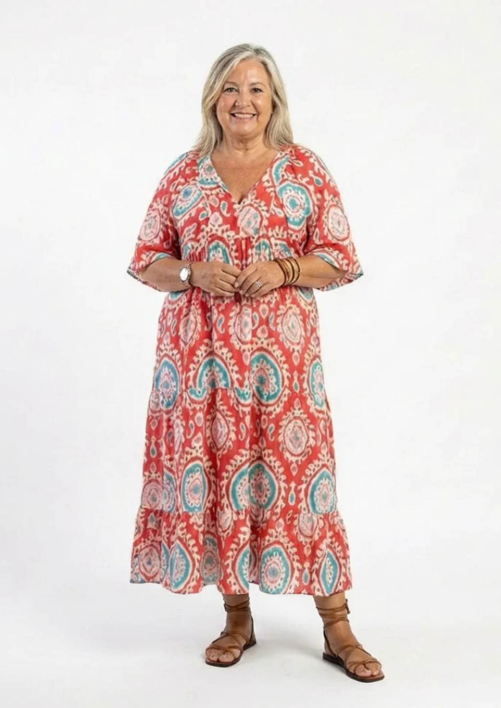 BOHO MODEL JURK MET PUFF MOUWEN