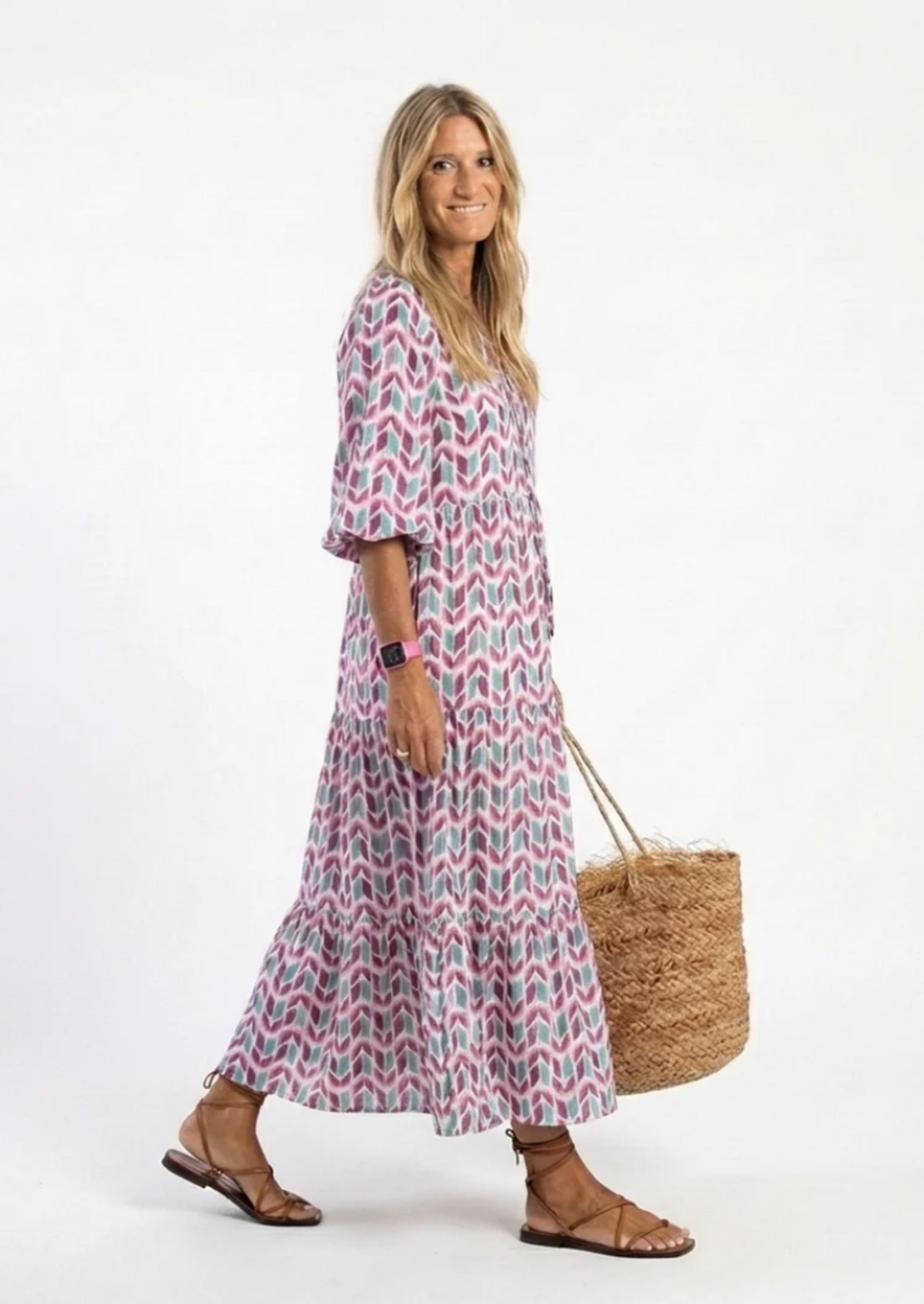 BOHO MODEL JURK MET PUFF MOUWEN