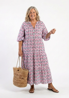 BOHO MODEL JURK MET PUFF MOUWEN