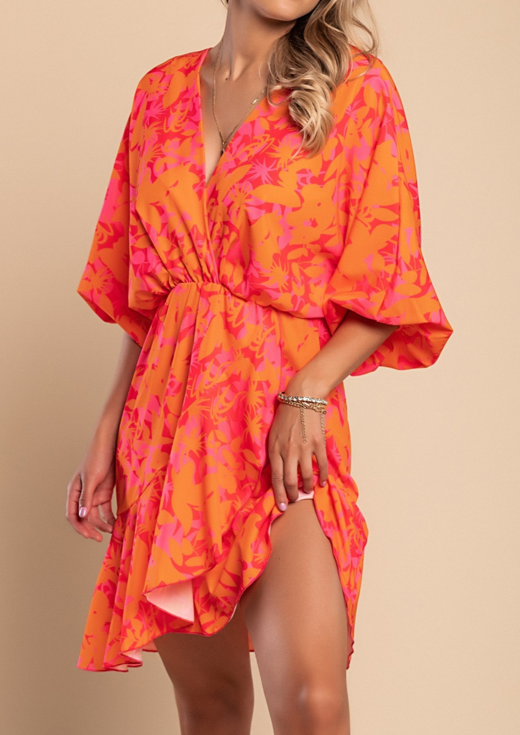 BOHEMIAN BLOEMENPRINT MODEL JURK