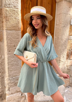 WIDE LEG MODEL JUMPSUIT