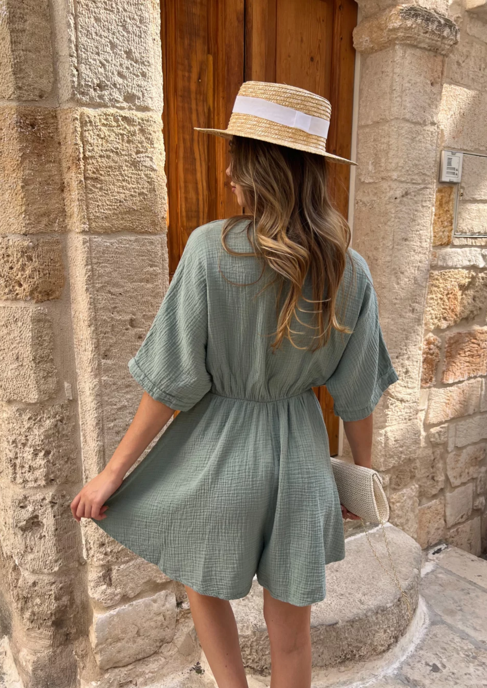 WIDE LEG MODEL JUMPSUIT