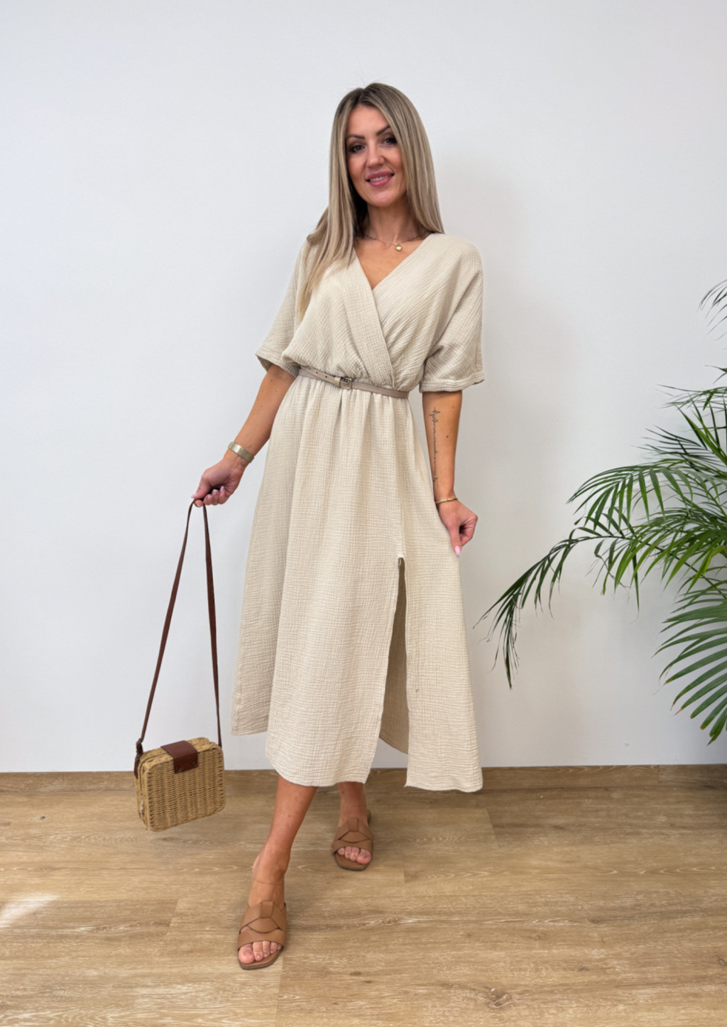 WRAP MODEL LOSZITTENDE JURK