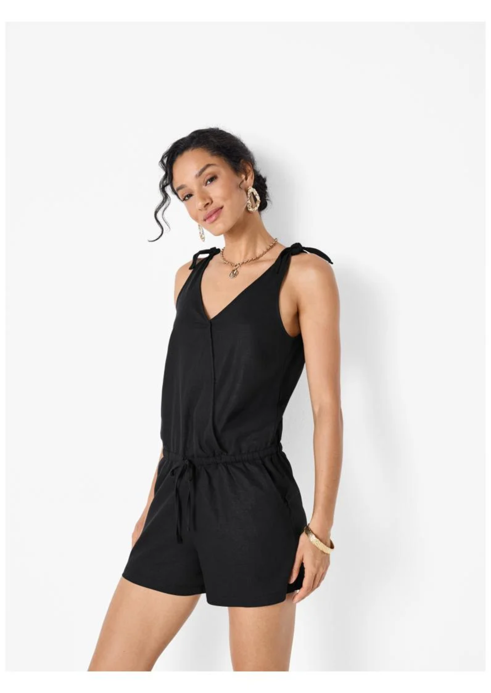 Linnen dames jumpsuit
