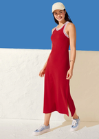 Dames midi-jurk
